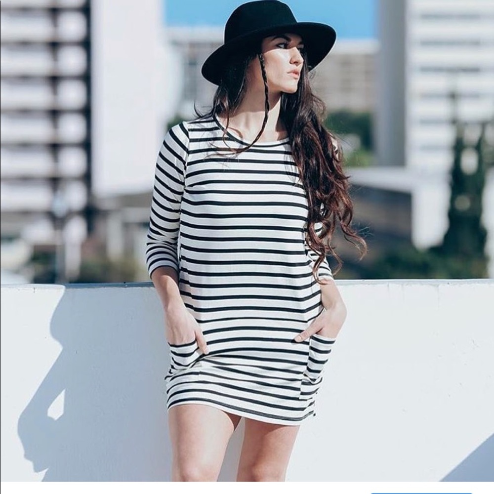 Ava Sky Dress Getty